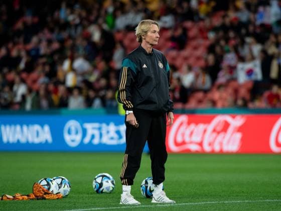 Martina Voss Tecklenburg Germany, national coach , AUS, South Korea vs Germany, FIFA Womens World Cup Australia 2023, Matchday 3, Group H, 03 08 2023 AUS, South Korea vs Germany, FIFA Womens World Cup Australia 2023, Matchday 3, Group H, 03 08 2023 Brisbane Copyright: xEibner-Pressefoto Memmlerx EP_MMR