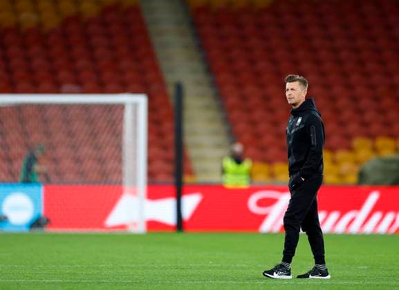 03 08 2023, Womens Football World Cup 2023 in Australia, Preliminary Round, Matchday 3, South Korea Germany Colombia, at Suncorp Stadium Brisbane Coach Colin Bell South Korea