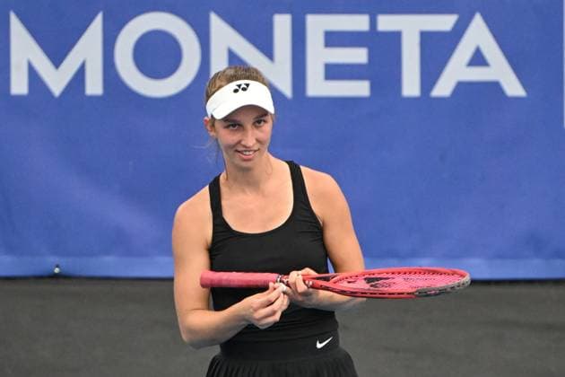 Tamara Korpatsch of Germany during the match against Alize Cornet of France at the WTA, Tennis Damen Prague Open 2023 tennis tournament, quarterfinal, on August 4, 2023, in Prague, Czech Republic. (CTKxPhoto MichalxKamaryt) CTKPhotoP2023080405624  CTKPhotoP2023080405624