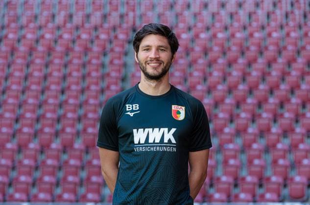 Benedikt Brust FC Augsburg 1 BL, portrait date 2023 2024