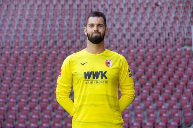 Tomas Koubek FC Augsburg 1 BL, portrait date 2023 2024