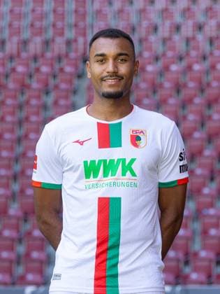 Maurice Malone FC Augsburg 1 BL, portrait date 2023 2024