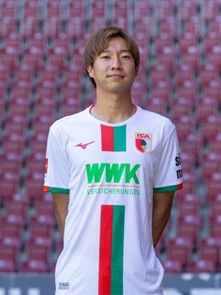 Masaya Okugawa FC Augsburg 1 BL, portrait date 2023 2024