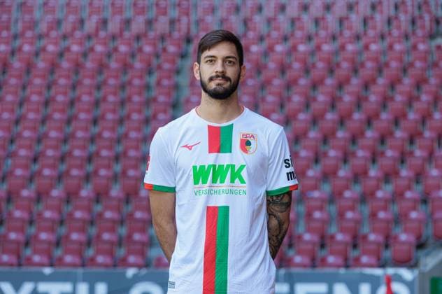 David Colina FC Augsburg 1 BL, portrait date 2023 2024