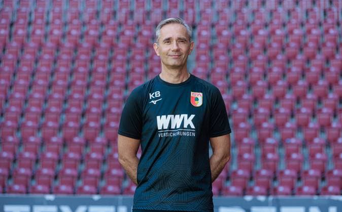 Dr Karsten Bogner FC Augsburg 1 BL, portrait date 2023 2024