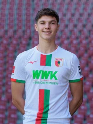 Mert Kömür FC Augsburg 1 BL, portrait date 2023 2024