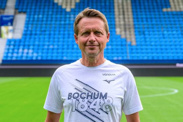 Frank Heinemann Co Trainer VfL Bochum VfL Bochum 1 BL, Porträttermin 2023 2024 Bochum Vonovia Ruhrstadion North Rhine Westphalia Germany Team2