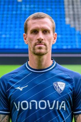 Simon Zoller VfL Bochum 1 BL, portrait date 2023 2024 Bochum Vonovia Ruhrstadion North Rhine Westphalia Germany Team2