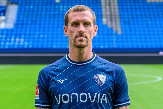 Simon Zoller VfL Bochum 1 BL, portrait date 2023 2024 Bochum Vonovia Ruhrstadion North Rhine Westphalia Germany Team2