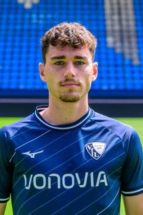 Luis Hartwig VfL Bochum 1 BL, portrait date 2023 2024 Bochum Vonovia Ruhrstadion North Rhine Westphalia Germany Team2