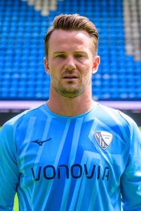 Manuel Riemann VfL Bochum 1 BL, portrait date 2023 2024 Bochum Vonovia Ruhrstadion North Rhine Westphalia Germany Team2