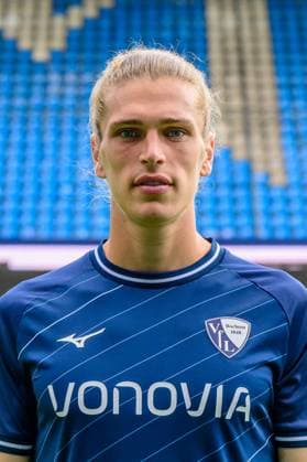 Noah Loosli VfL Bochum 1 BL, portrait date 2023 2024 Bochum Vonovia Ruhrstadion North Rhine Westphalia Germany Team2