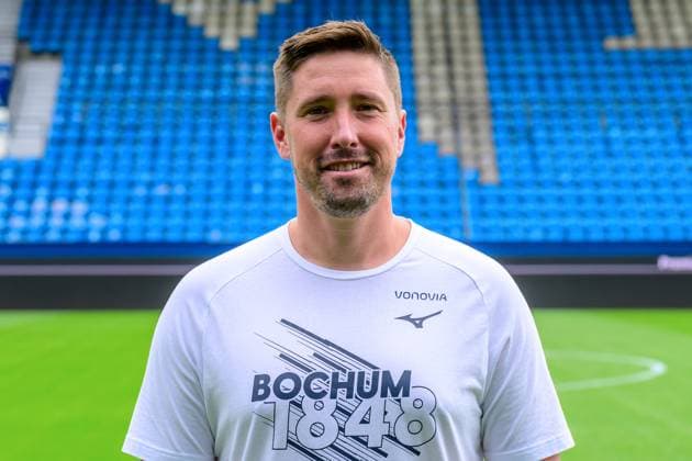 Jan Fießer Co Trainer VfL Bochum VfL Bochum 1 BL, Porträttermin 2023 2024 Bochum Vonovia Ruhrstadion North Rhine Westphalia Germany Team2