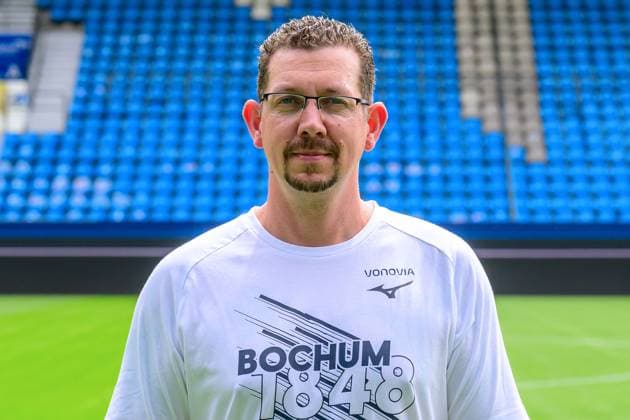 Markus Eggers stuff keeper VfL Bochum VfL Bochum 1 BL, port date 2023 2024 Bochum Vonovia Ruhrstadion North Rhine Westphalia Germany Team2