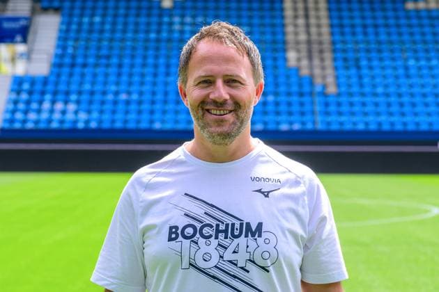 Rexhep Kushutani performance diagnostics VfL Bochum VfL Bochum 1 BL, Porträttermin 2023 2024 Bochum Vonovia Ruhrstadion North Rhine Westphalia Germany Team2