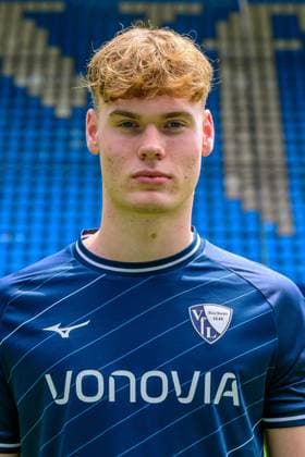 Mats Pannewig VfL Bochum 1 BL, portrait date 2023 2024 Bochum Vonovia Ruhrstadion North Rhine Westphalia Germany Team2