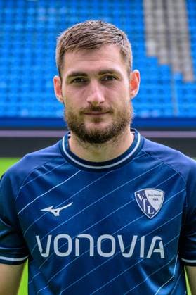 Matus Bero VfL Bochum 1 BL, portrait date 2023 2024 Bochum Vonovia Ruhrstadion North Rhine Westphalia Germany Team2