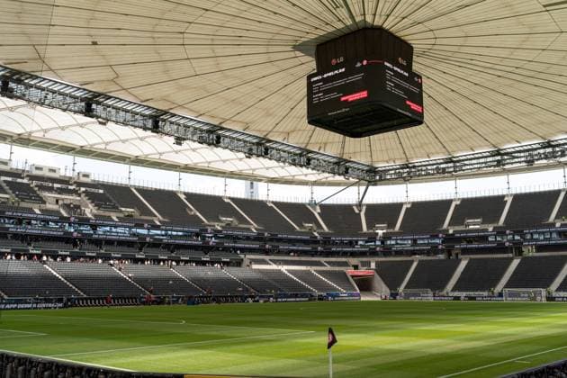05 08 2023, xsltx, football test match, Eintracht Frankfurt Nottingham Forest emspor, v l Stadium in Deutsche Bank Park DFL DFB REGULATES PROHIBIT ANY USE OF PHOTOGRAPHS as IMAGE SEQUENCES and or QUASI VIDEO Frankfurt am Main
