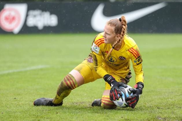 Nastassja Lein 1 FC Nuernberg, 24 , GER, Eintracht Frankfurt vs 1 FC Nuernberg, 1 Women Bundesliga, Test Match, Season 2023 24, 06 08 2023, GER, Eintracht Frankfurt vs 1 FC Nuernberg, 1 Women Bundesliga, Test Match, Season 2023 24, Frankfurt Copyright: xEibner-Pressefoto UlrichxScherbaumx EP_USM