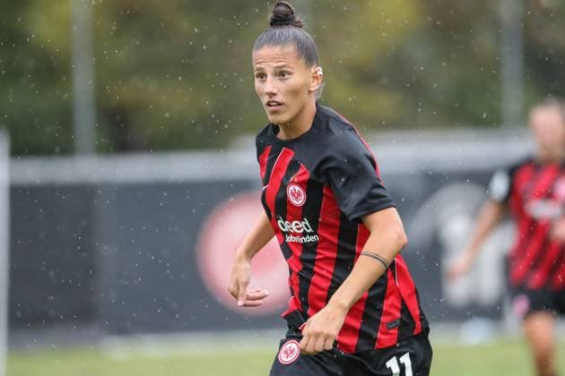 Johanna Brengel Eintracht Frankfurt, 11 , GER, Eintracht Frankfurt vs 1 FC Nuernberg, 1 Women Bundesliga, Test Match, Season 2023 24, 06 08 2023, GER, Eintracht Frankfurt vs 1 FC Nuernberg, 1 Women Bundesliga, Test Match, Season 2023 24, Frankfurt Copyright: xEibner-Pressefoto UlrichxScherbaumx EP_USM
