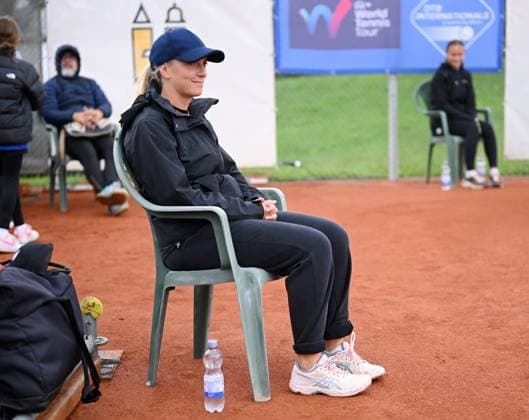 Tennis ITF Tour Ladies Open Hechingen 2023 06 08 2023 Ira Vogelmann TC Hechingen as line judge