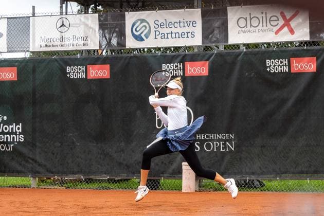 Brenda Fruhvirtova 24 boso Ladies Open Hechingen, Tennis, Ladies, 06 08 2023, 24 boso Ladies Open Hechingen, Tennis, Ladies, 06 08 2023, Hechingen Copyright: xEibner-Pressefoto MaxxVogelx EP_MVL