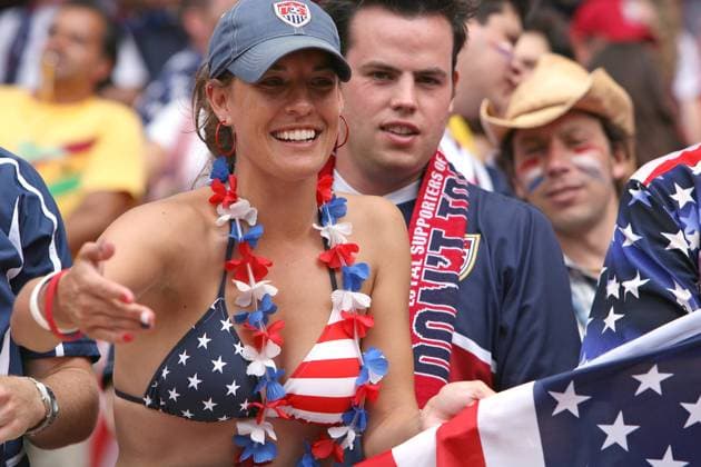 World Cup 2006 - Group E, USA vs Ghana USA s fans during the World Cup 2006, Group E, USA vs Ghana at the Easy-Credit-Stadion stadium in Nuremberg, Germany 22, 2006. Ghana won 2-1. Photo by Gouhier-Hahn-Orban Cameleon ABACAPRESS.COM Nuremberg Germany  Copyright: xGouhier-Hahn-Orban ABACAx 100530_35 Gouhier-Hahn-Orban ABACAx 100530_35