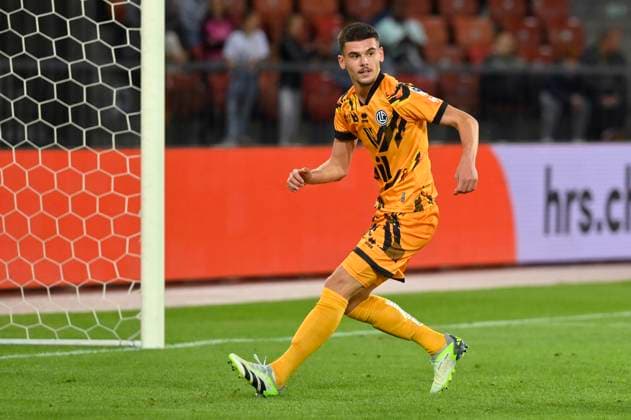 Albian Hajdari, FCL, FC Zurich FC Lugano, Super League, Football, 05 08 2023