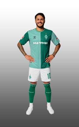 GER, team portrait Werder Bremen 07 08 2023, Wohninvest Weserstadion, Bremen, GER, team portrait Werder Bremen in picture picture shows Leonardo Bittencourt Werder Bremen 10 CARSTENxHEIDMANNxFOTOGRAFIE;xWerderxviaxnordphotoxGmbH; nph00001