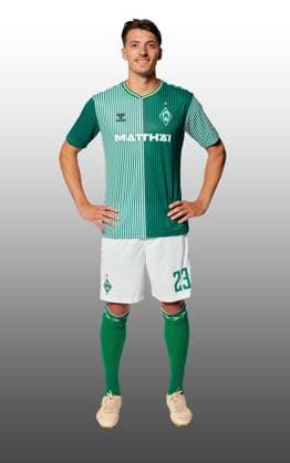 GER, team portrait Werder Bremen 07 08 2023, Wohninvest Weserstadion, Bremen, GER, team portrait Werder Bremen in picture picture shows Nicolai Rapp Werder Bremen 23 CARSTENxHEIDMANNxFOTOGRAFIE;xWerderxviaxnordphotoxGmbH; nph00001