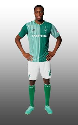 GER, team portrait Werder Bremen 07 08 2023, Wohninvest Weserstadion, Bremen, GER, team portrait Werder Bremen in picture picture shows Dikeni Salifou Werder Bremen 19 CARSTENxHEIDMANNxFOTOGRAFIE;xWerderxviaxnordphotoxGmbH; nph00001