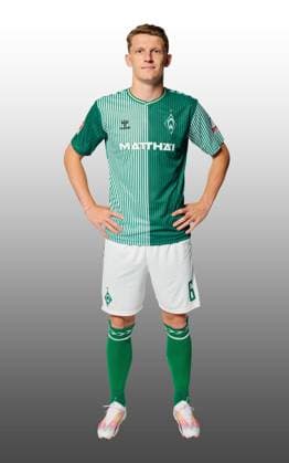 GER, team portrait Werder Bremen 07 08 2023, Wohninvest Weserstadion, Bremen, GER, team portrait Werder Bremen in picture shows Jens Stage Werder Bremen 06 CARSTENxHEIDMANNxFOTOGRAFIE;xWerderxviaxnordphotoxGmbH; nph00001