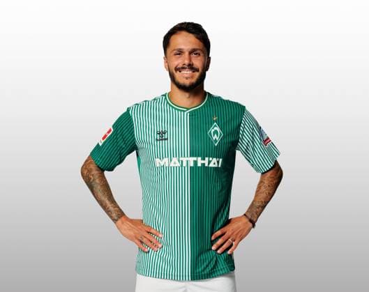 GER, team portrait Werder Bremen 07 08 2023, Wohninvest Weserstadion, Bremen, GER, team portrait Werder Bremen in picture picture shows Leonardo Bittencourt Werder Bremen 10 CARSTENxHEIDMANNxFOTOGRAFIE;xWerderxviaxnordphotoxGmbH; nph00001