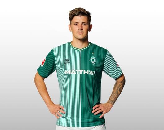 GER, team portrait Werder Bremen 07 08 2023, Wohninvest Weserstadion, Bremen, GER, team portrait Werder Bremen in picture picture shows David Kownacki WerderË½BremenË½ 09 CARSTENxHEIDMANNxFOTOGRAFIE;xWerderxviaxnordphotoxGmbH; nph00001