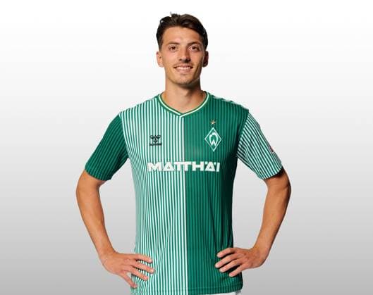 GER, team portrait Werder Bremen 07 08 2023, Wohninvest Weserstadion, Bremen, GER, team portrait Werder Bremen in picture picture shows Nicolai Rapp Werder Bremen 23 CARSTENxHEIDMANNxFOTOGRAFIE;xWerderxviaxnordphotoxGmbH; nph00001