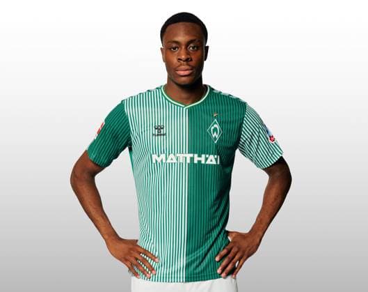GER, team portrait Werder Bremen 07 08 2023, Wohninvest Weserstadion, Bremen, GER, team portrait Werder Bremen in picture picture shows Dikeni Salifou Werder Bremen 19 CARSTENxHEIDMANNxFOTOGRAFIE;xWerderxviaxnordphotoxGmbH; nph00001