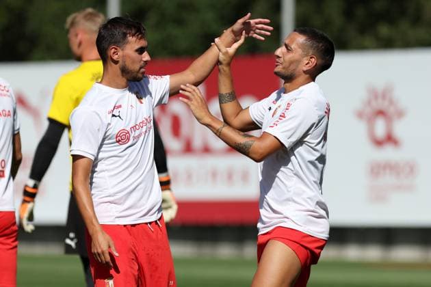Football, CL Qualification, SC Braga, Training