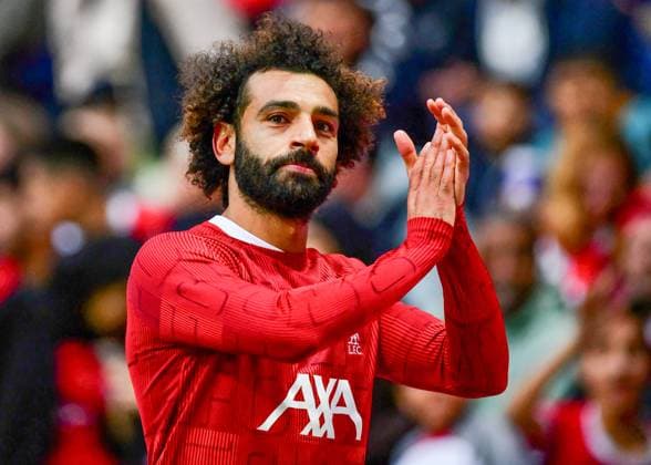 Mohamed Salah (Liverpool FC) during the Pre-season Friendly match between Liverpool and SV Darmstadt 98 at Deepdale, Preston, England on 7 August 2023. Copyright: xMarkxDunnx 38050051