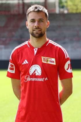 Milos Pantovic 1 FC Union Berlin FCU 1 BL Bundesliga Porträttermin season 2023 2024 squad, portrait, introduction, presentation, press appointment, GER 09 08 23