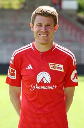 Dominique Heintz 1 FC Union Berlin FCU 1 BL Bundesliga portrait appointment season 2023 2024 squad, portrait, introduction, presentation, press appointment, GER 09 08 23