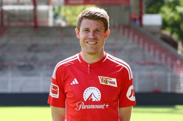Dominique Heintz 1 FC Union Berlin FCU 1 BL Bundesliga portrait appointment season 2023 2024 squad, portrait, introduction, presentation, press appointment, GER 09 08 23