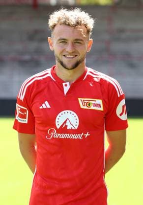 Benedict Hollerbach 1 FC Union Berlin FCU 1 BL Bundesliga portrait appointment season 2023 2024 squad, portrait, introduction, presentation, press appointment, GER 09 08 23