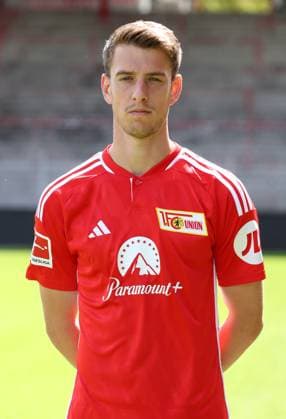 Janik Haberer 1 FC Union Berlin FCU 1 BL Bundesliga Porträttermin season 2023 2024 squad, portrait, introduction, presentation, press appointment, GER 09 08 23