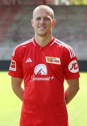 Tim Skarke 1 FC Union Berlin FCU 1 BL Bundesliga portrait appointment season 2023 2024 squad, portrait, introduction, presentation, press appointment, GER 09 08 23