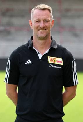 Silvio Thieme physiotherapist 1 FC Union Berlin FCU 1 BL Bundesliga portrait appointment season 2023 2024 squad, portrait, introduction, presentation, press appointment, GER 09 08 23