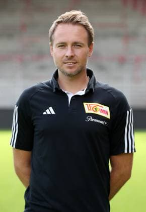 Sebastian Podsiadly match analysis 1 FC Union Berlin FCU 1 BL Bundesliga portrait appointment season 2023 2024 squad, portrait, presentation, presentation, press appointment, GER 09 08 23