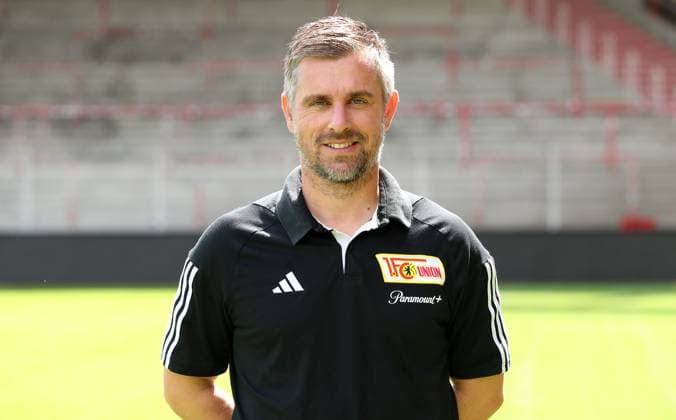 Co coach Sebastian Bönig 1 FC Union Berlin FCU 1 BL Bundesliga portrait appointment season 2023 2024 squad, portrait, introduction, presentation, press appointment, GER 09 08 23