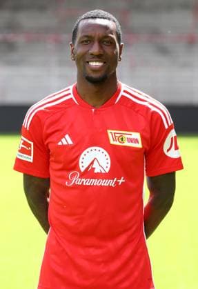 Sheraldo Becker 1 FC Union Berlin FCU 1 BL Bundesliga portrait appointment season 2023 2024 squad, portrait, introduction, presentation, press appointment, GER 09 08 23