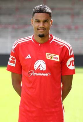 Sheraldo Becker 1 FC Union Berlin FCU 1 BL Bundesliga portrait appointment season 2023 2024 squad, portrait, introduction, presentation, press appointment, GER 09 08 23
