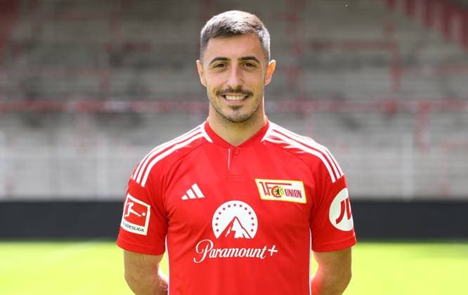 Josip Juranovic 1 FC Union Berlin FCU 1 BL Bundesliga portrait appointment season 2023 2024 squad, portrait, presentation, presentation, press appointment, GER 09 08 23